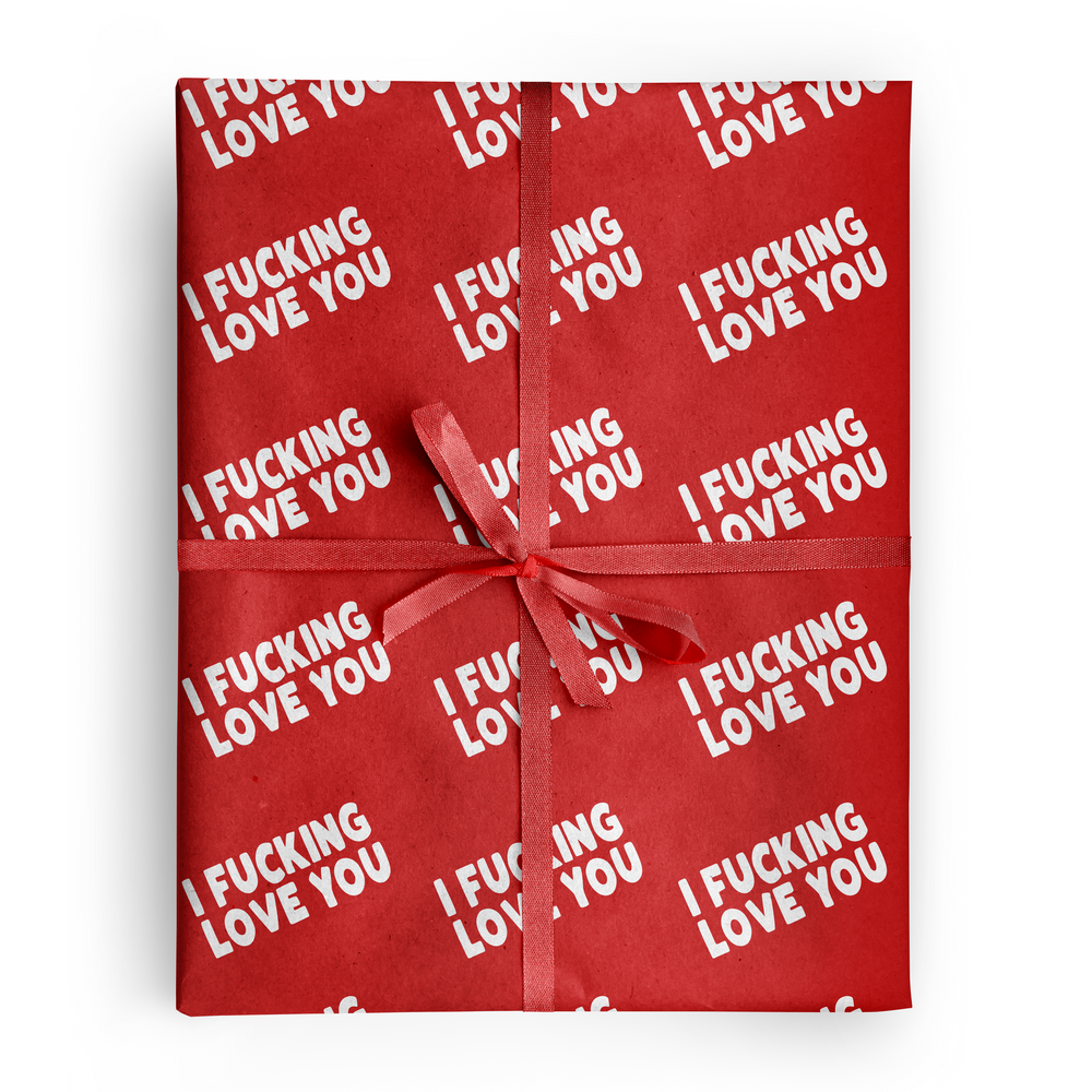 I Fucking Love You Gift Wrap #1 image